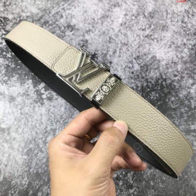 宽度40mmLV男士顶级双面进口头层 高仿路易威登皮带 精仿LV腰带 原版LV腰带 A货LV腰带 原单经典款LV腰带
