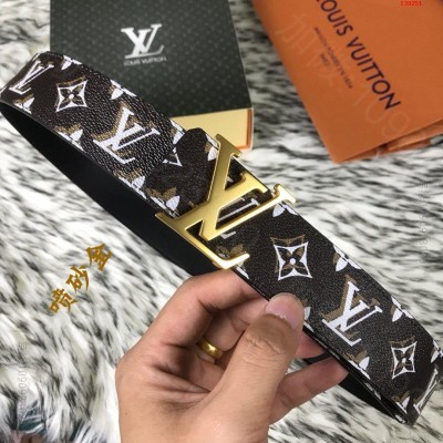 LOUISVUITTONLV专柜在售爆 高仿路易威登皮带 精仿LV腰带 原版...