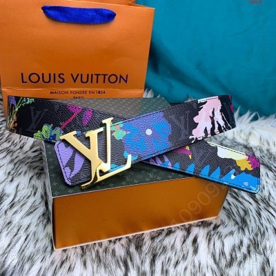 LOUISVUITTONLV专柜在售爆 高仿路易威登皮带 精仿LV腰带 原版LV腰带 A货LV腰带 原单经典款LV腰带