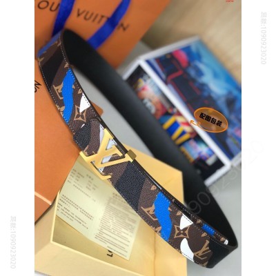 LV3.8cm宽度专柜款推荐原版皮带身 高仿路易威登皮带 精仿LV皮带 原版LV皮带 A货LV皮带 原单经典款LV皮带