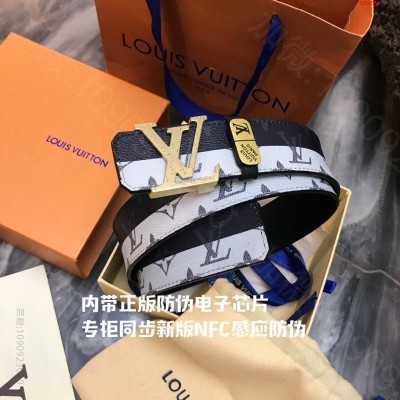 L家官网同步高端专供货，配专柜包装,高仿LV 高仿路易威登皮带 精仿LV皮带...