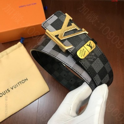 货新款黑灰格已到精品质量，L家,高仿LV 高仿路易威登皮带 精仿LV皮带 原...
