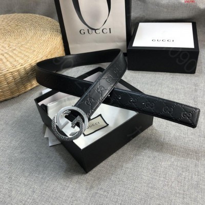 古奇Gucci专柜皮料114984212 高仿古驰女士皮带 精仿古驰皮带 原...