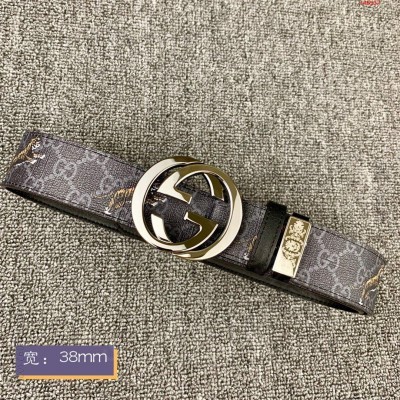 Gucci古奇采用原单牛皮制作搭配原单五 高仿古驰男士腰带 精仿古驰腰带 原...
