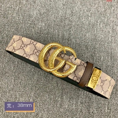 Gucci古奇采用原单牛皮制作搭配原单五 高仿古驰男士腰带 精仿古驰腰带 原...