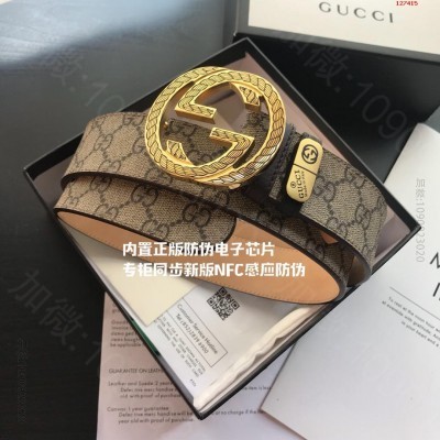 配送正版包装古Qi官网正版原单精品精品扣 哪里有高仿古驰皮带卖 精仿古驰皮带...