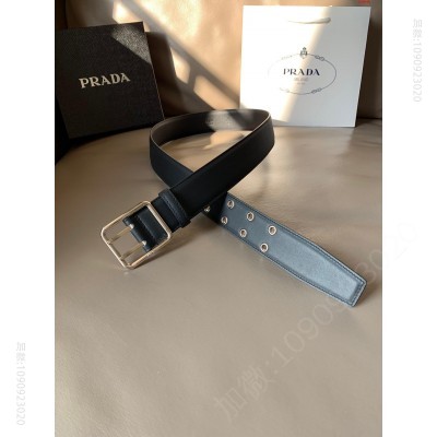 PRADA普拉达专柜同款男士时尚腰带 哪里有卖高仿普拉达女士皮带 精仿普拉达皮带 原版普拉达皮带 A货普拉达皮带 原单普拉达皮带
