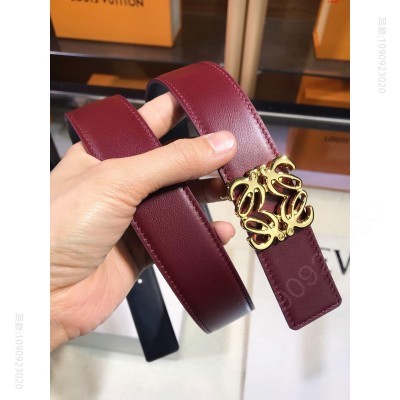 LOEWE罗意威原单专柜款双面进口牛皮腰 哪里有卖高仿罗意威男士皮带 精仿罗意威皮带 原版罗意威皮带 A货罗意威皮带 原单罗意威皮带