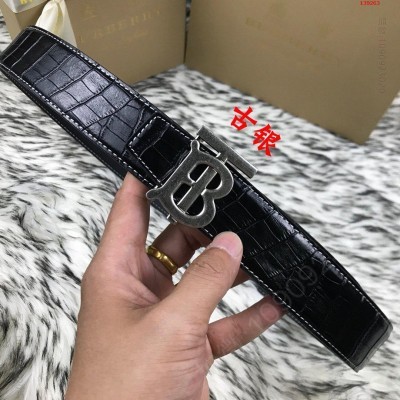 巴宝莉高端男士腰带双面头层小牛皮顶级品 哪里有卖高仿巴宝莉皮带 精仿巴宝莉皮带 原版巴宝莉皮带 A货巴宝莉皮带 原单巴宝莉皮带