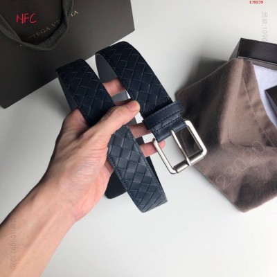 BOTTEGAVENETA3.5cm纯 哪里有卖高仿BV皮带 精仿BV皮带 原版BV皮带 A货BV皮带 原单BV皮带