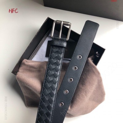 BOTTEGAVENETA3.5cm纯 哪里有卖高仿BV皮带 精仿BV皮带 原版BV皮带 A货BV皮带 原单BV皮带