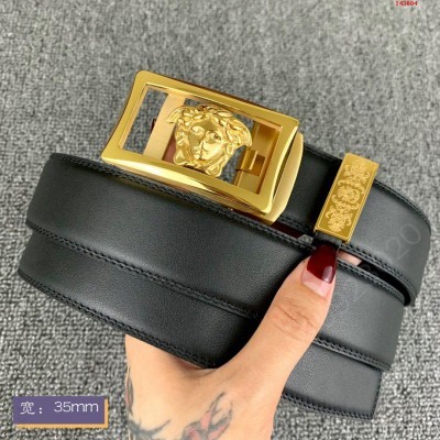 范思哲高端男士腰带顶级品质自动扣滑道扣 哪里有卖高仿范思哲腰带 精仿范思哲皮带 原版范思哲皮带 A货范思哲皮带 原单范思哲皮带