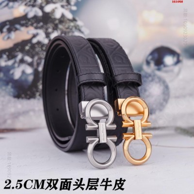 菲拉格慕25MM精品女款腰带双面头层精 哪里有卖高仿菲拉格慕腰带 精仿菲拉格慕皮带 原版菲拉格慕皮带 A货菲拉格慕皮带 原单菲拉格慕皮带