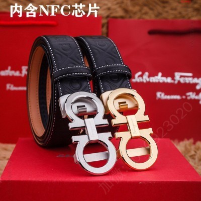 菲拉格慕NFC扫描皮带尾部就可链接跳入 哪里有卖高仿菲拉格慕腰带 精仿菲拉格慕皮带 原版菲拉格慕皮带 A货菲拉格慕皮带 原单菲拉格慕皮带