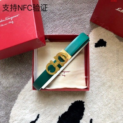 菲拉女式宽2.5平纹进口小牛皮搭配全铜精 哪里有卖高仿菲拉格慕腰带 精仿菲拉...