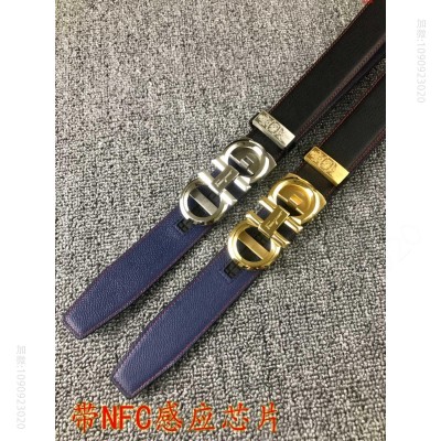 菲拉格慕NFC扫描皮带尾部就可链接跳入 哪里有卖高仿菲拉格慕腰带 精仿菲拉格慕皮带 原版菲拉格慕皮带 A货菲拉格慕皮带 原单菲拉格慕皮带
