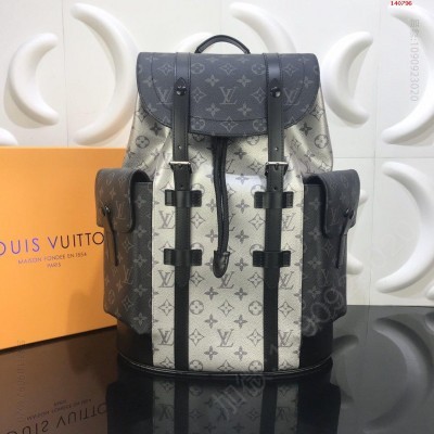 路易威登双肩包/背包银花配黑花 哪里有卖高仿LV背包 精仿LV双肩包 原版LV双肩包 A货LV双肩包 原单LV双肩包