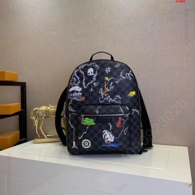 路易威登双肩包/背包丝印地图 哪里有卖高仿LV背包 精仿LV双肩包 原版LV双肩包 A货LV双肩包 原单LV双肩包
