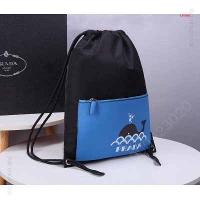 PRADA/普拉达/19年四季款书包男女通 哪里有卖高仿普拉达背包 精仿普拉达双肩包 原版普拉达双肩包 A货普拉达双肩包 原单普拉达双肩包