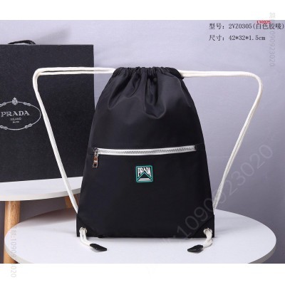 PRADA/普拉达/19年四季款书包男女通 哪里有卖高仿普拉达背包 精仿普拉达双肩包 原版普拉达双肩包 A货普拉达双肩包 原单普拉达双肩包