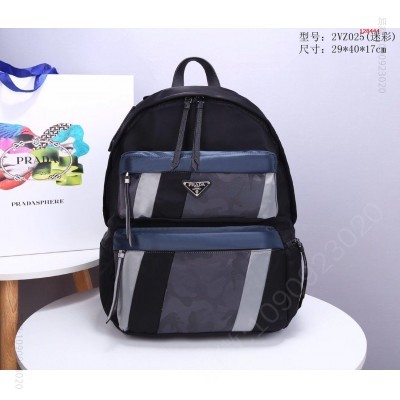 降落伞多口袋实用型双肩 哪里有卖高仿普拉达背包 精仿普拉达双肩包 原版普拉达双肩包 A货普拉达双肩包 原单普拉达双肩包