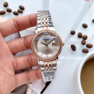 浪琴精致情侣对表表带：316精钢&真牛皮表带 高仿浪琴腕表 精仿浪琴手表 原版浪琴钟表 A货浪琴腕表 原单浪琴腕表