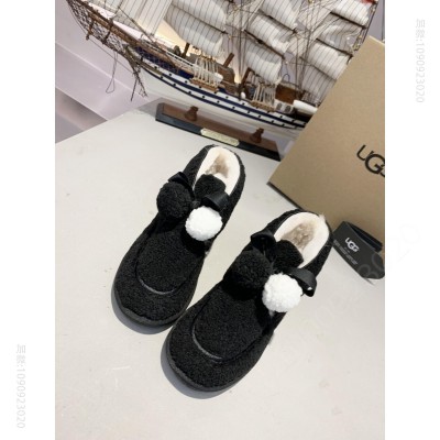 U冬日百搭泰迪and凯琳简约一脚蹬豆豆底乐 高仿UGG女鞋 精仿UGG女鞋 原版UGG女鞋 A货UGG女鞋