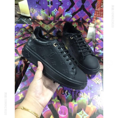 L家休闲毛毛鞋以小牛皮包裹舒软羊毛内衬 高仿LV女鞋 精仿LV女鞋 原版LV女鞋 A货LV女鞋