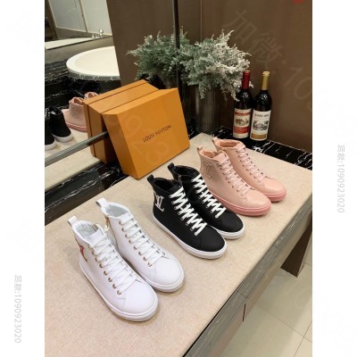 L家秋冬新款原版橡胶大底面料:头层丝绸 高仿LV女鞋 精仿LV女鞋 原版LV...