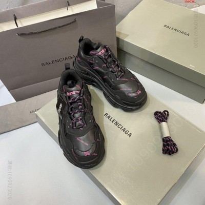 B家3545复古老爹鞋黑色联名原 高仿巴黎世家女鞋 精仿巴黎世家女鞋 原版巴黎世家女鞋 A货巴黎世家女鞋