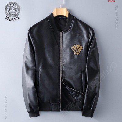 秋冬新款加厚加棉皮衣夹克颜色黑色 高仿名牌服饰 精仿名牌皮衣 原版名牌大衣 原单A货名牌服饰