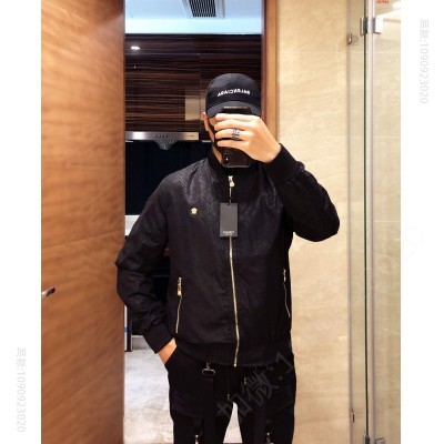 Versace范思哲2023新款夹克 高仿名牌外套男装 精仿名牌外套男装 原版名牌外套男装 原单A货名牌外套男装