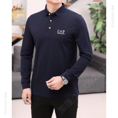 阿玛尼2023秋款长袖翻领顶级定制四面 高仿名牌长袖T恤男装 精仿名牌长袖T恤男装 原版名牌长袖T恤男装 原单A货名牌长袖T恤男装