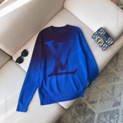 新款LV秋冬专柜款渐变色圆领毛衣 高仿名牌毛衣/羊毛衫男装 精仿名牌毛衣/羊毛衫男装 原版名牌毛衣/羊毛衫男装 原单A货名牌毛衣/羊毛衫男装
