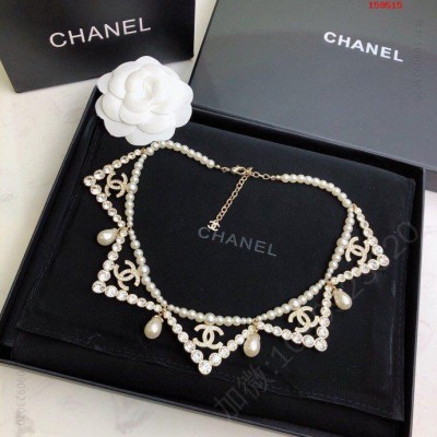 Chanel小香新款香奈儿双C编织 高仿名牌项链 精仿名牌项链 原版名牌项链 A货名牌项链 原单名牌项链