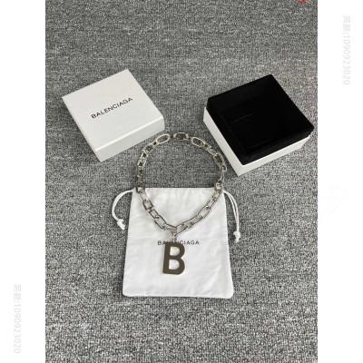 BALENCIAGA复古金属字母 高仿名牌项链 精仿名牌项链 原版名牌项链 A货名牌项链 原单名牌项链