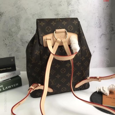 MONTSOURIS双肩包 原单lv和正品一样吗？ 精仿LV女包 原版LV路易威登女包 A货LV女包 高仿LV女包 原单LV女包