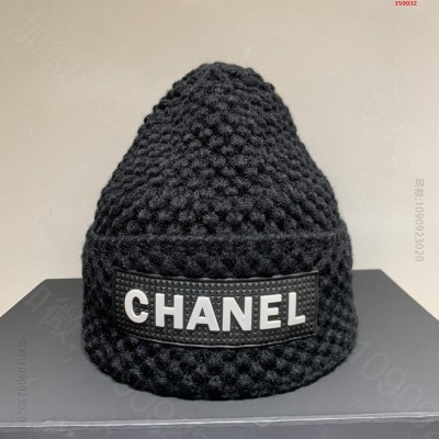 Chanel香奈儿针织毛线帽跑量款保暖 高仿品牌帽子 精仿品牌帽子 原版品牌...