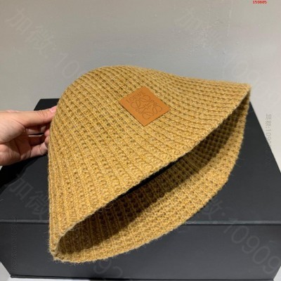 LOEWE罗意威2023新款羊毛渔夫帽镂 高仿品牌帽子 精仿品牌帽子 原版品...