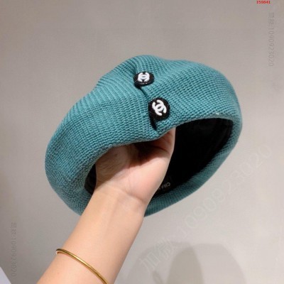 Chanel香奈儿早秋新款针织贝雷帽甜美 高仿品牌帽子 精仿品牌帽子 原版品牌帽子 A货品牌帽子 原单品牌帽子
