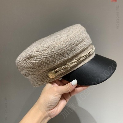 Chanel香奈儿名媛鸭舌军帽毛呢面料 高仿品牌帽子 精仿品牌帽子 原版品牌帽子 A货品牌帽子 原单品牌帽子