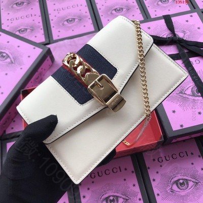 gucci古驰G家Sylvie系列 高仿古驰包包顶级货 原单古琦包包