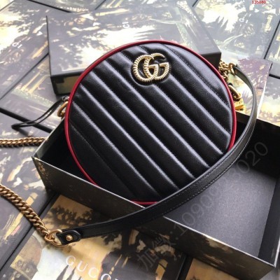 gucci古驰G家Ophidia系列圆形迷你肩背包 高仿古驰女包
