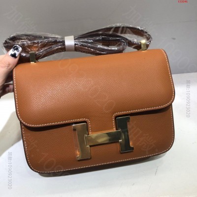 空姐包进口手掌纹金扣牛皮手感柔软皮料超 精仿爱马仕女包 原单爱马仕包包 高仿...