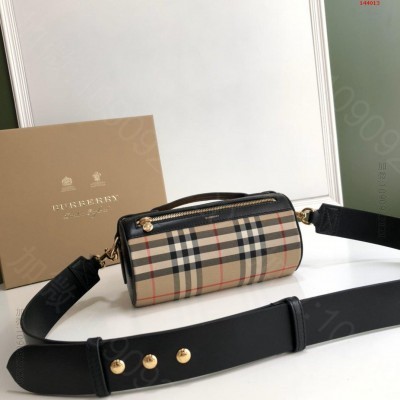 B家最新款圆柱形迷你包精选典藏Vinta Burberry巴宝莉女包经典款式...