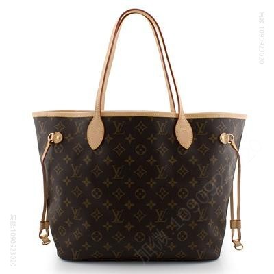 LVNEVERFULL中号手袋 LV单肩包 路易威登老花单肩包 高仿LV