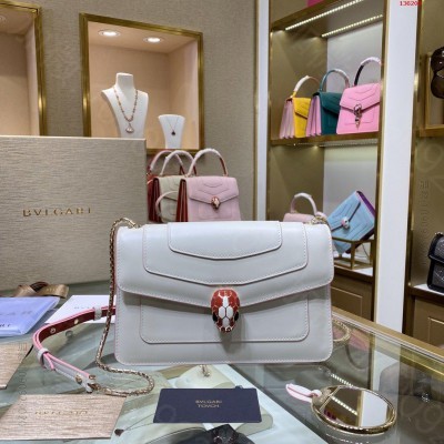 B家新品撞色SerpentiFore A货宝格丽包包经典款 原单宝格丽女包 ...