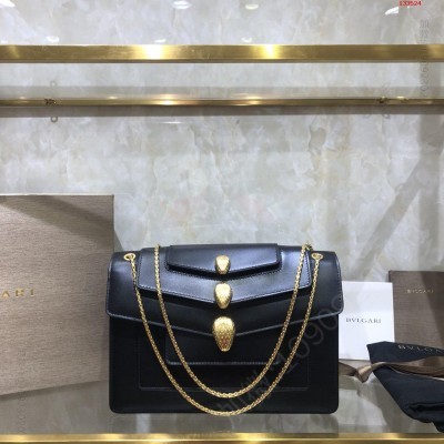 B家新品双层蛇头包Alexander A货宝格丽包包经典款 原单宝格丽女包 精仿宝格丽女包 原版宝格丽女包 高仿宝格丽女包