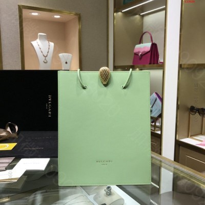 B家新品联名蛇头购物袋Alexande A货宝格丽包包经典款 原单宝格丽女包...