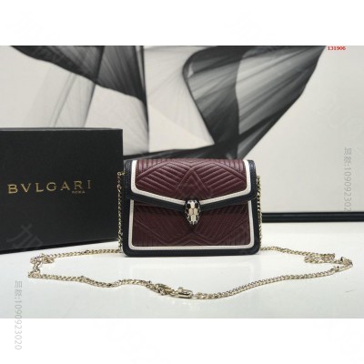 Bvlgari 宝格丽专柜新品蛇形绣线限定 哪有有卖高仿宝格丽包包? 原单宝...